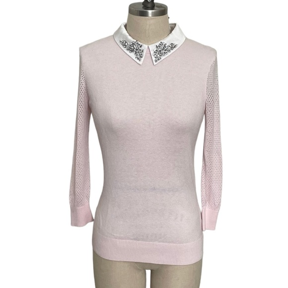 Ted Baker London Embellished Collar Sweater - Picture 1 of 9